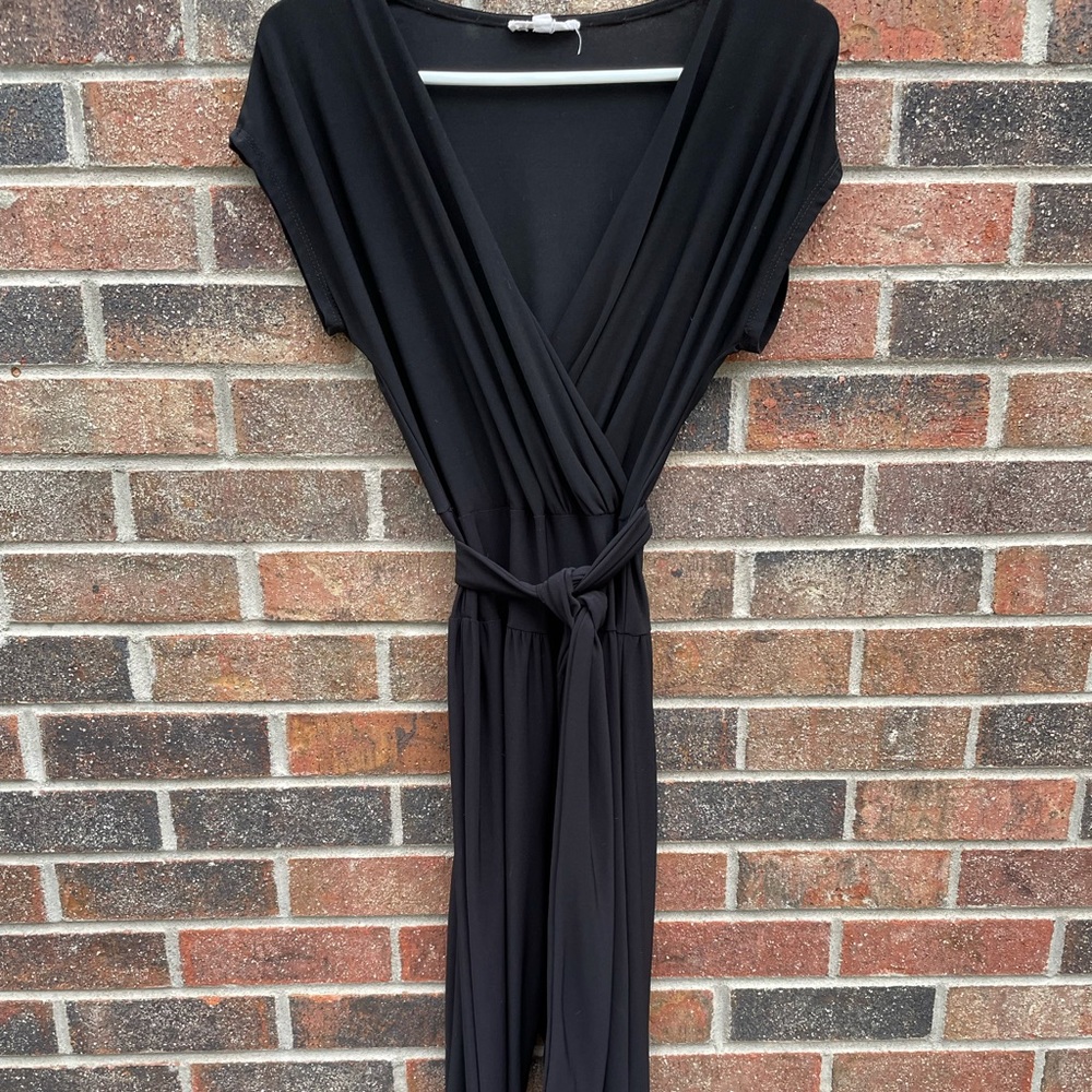 Black Stretchy Jumpsuit